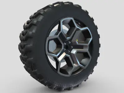 Truck whell 3D model
