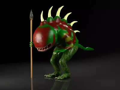HoMM3 Infernal Troglodyte 3D model