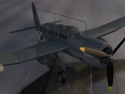 Vought TBU-1 Seawolf or Consolidated TBY-1 Seawolf 3D model
