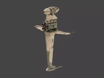 B-wing Starfighter - Star Wars 3D model