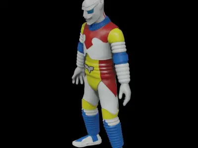 Jet Jaguar Toho Classic Low-poly 3D model