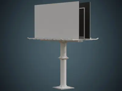 Billboard 3A Low-poly 3D model