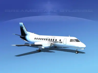 SAAB SF340 Discovery Air 3D model