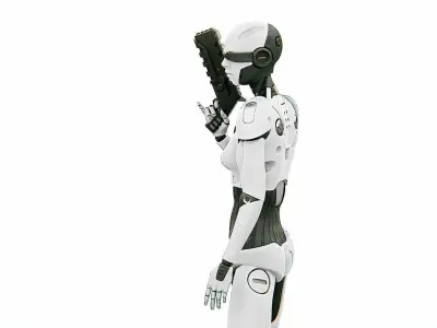 ANDROID OMEGA-B   RIGGED 3D model