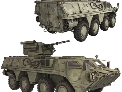 BTR 4E Bucephalus 2011 3D model
