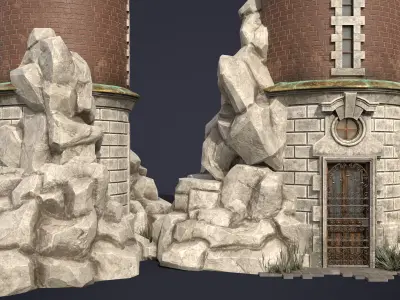 Tower Palace 3D model