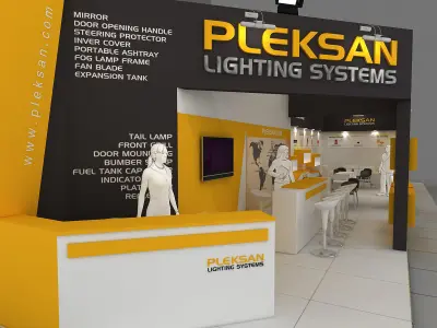 Exhibition Stand - ST0052 3D model