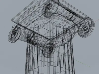 Ionic Capital 3D model