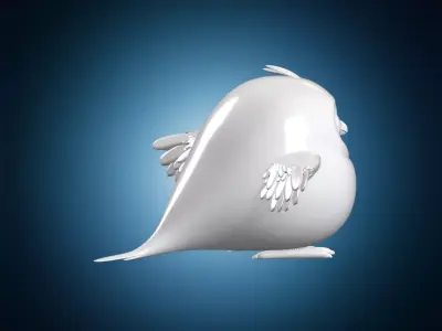 Porg Creature 3D Print Model 3D print model
