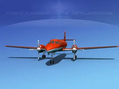 Swearingen SA226 Metroliner NLR 3D model