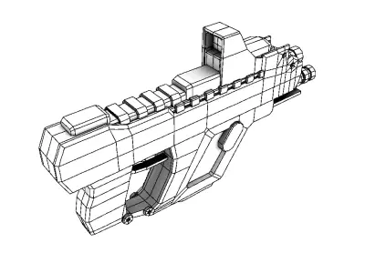 GUN SMG 3D model