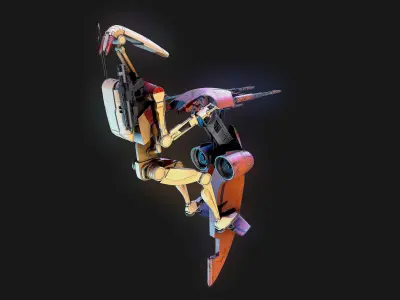 Stap Custom Build Star Wars 3D model