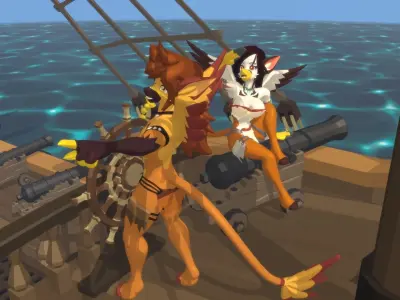 Acheron Gryphon Clean Low-poly 3D model