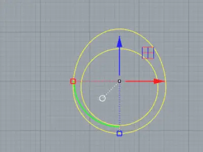 Sviluppo anello con linie guida Free 3D model