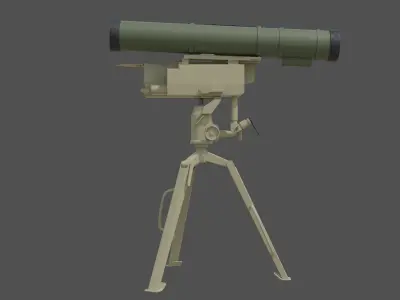 Kornet AT-14 Spriggan pbr Low-poly 3D model