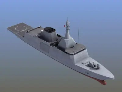 Gowind 2500 Frigate 3D model