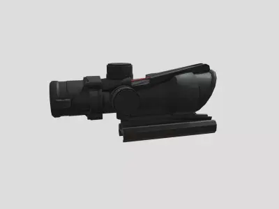 Trijicon ACOG 4x32 TA31F Scope Low-poly 3D model