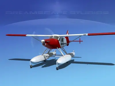 DeHavilland DHC-2 Turbo Beaver V18 3D model