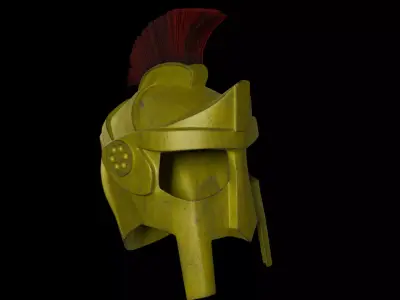 Rome Souvenir Helmet 3D Visualization Free 3D model