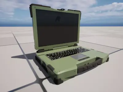 Toughbook Rugged Laptop 3D model