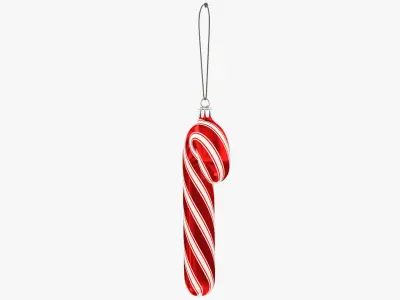 Candy Cane Christmas Tree Toy V2 3D model