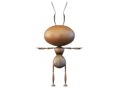 Cartoon Ant Character 3D model