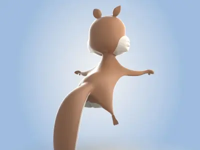 Flying Squirrel 3D model
