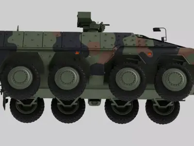 Boxer GTK Carrier Low-poly 3D model