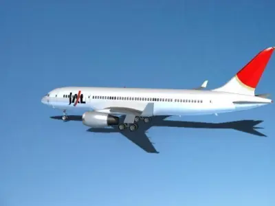 Boeing 787-8 Japan Airlines 3D model