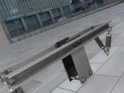 Electricity Poles Insulators 2 - Object 109 Low-poly 3D model