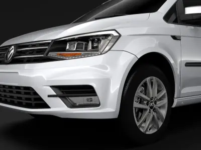 Volkswagen Caddy 2018 3D model