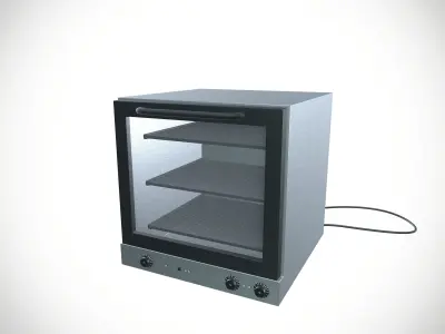 Desiccator Low-poly 3D model