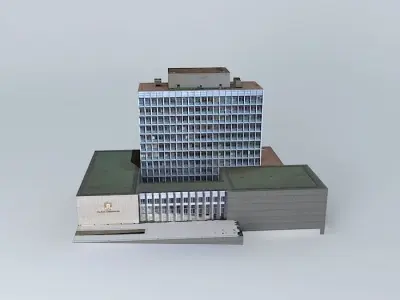 Farroupila Palace Palace Farrukhabad Legislative Assembly of RS Free 3D model