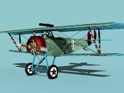 Nieuport 11 VHP V11 3D model