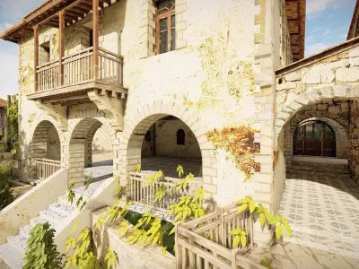 Island Citadel 3D model