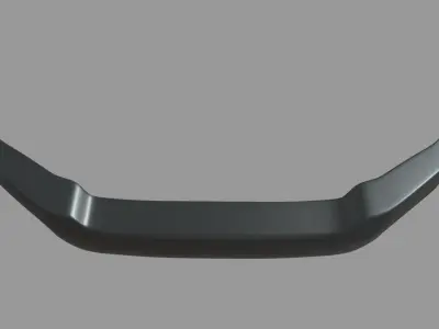 Front Bumper Range Rover Evoque Low-poly 3D model