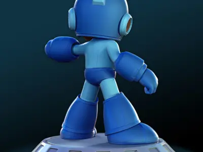 Megaman fan art 3D print model