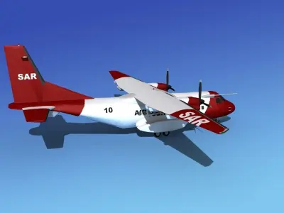 Casa CN-235 Air Sea Rescue 3D model