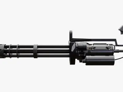 Minigun A134 3D model