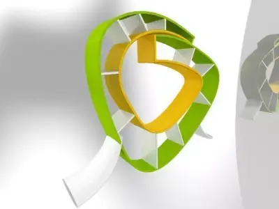 library abstract design of heart Free 3D model