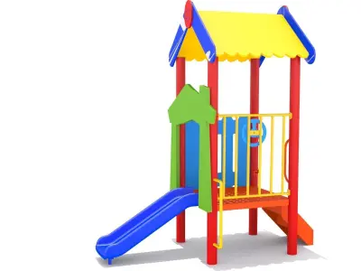 Mini Playground Free low-poly 3D model