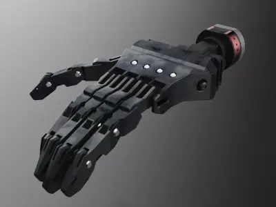 hand robotic scifi part vol3 3D model