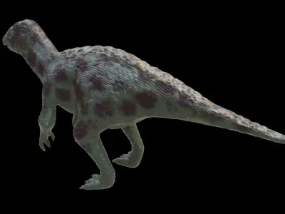 Iguanodon Dinosaur Low-poly 3D model