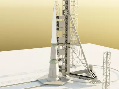 Rocket Launch Site Part 1 3D model