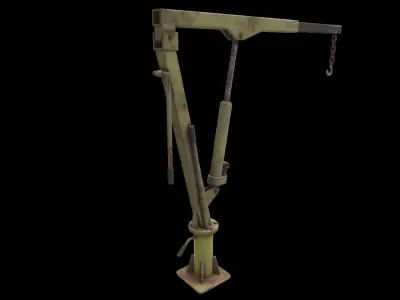 jib crane 02 3D model