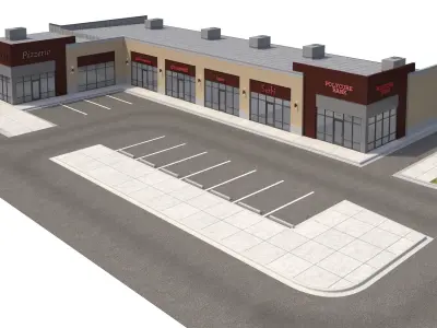 Retail-087 Retail Store 3D model