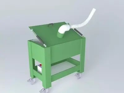 Solvent tank Free 3D model