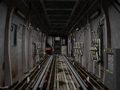 Armed transport helicopter 3D model