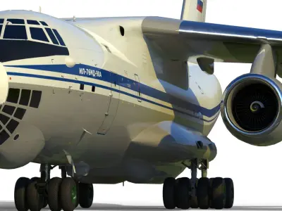 Il-76 MD-90A Airlifter 3D model