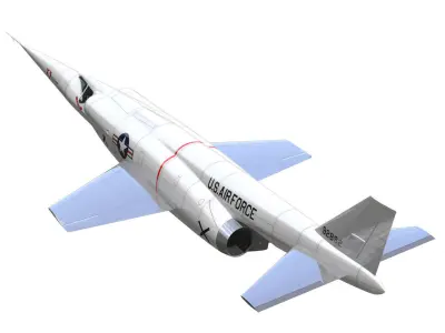 Douglas X-3 Stiletto 3D model